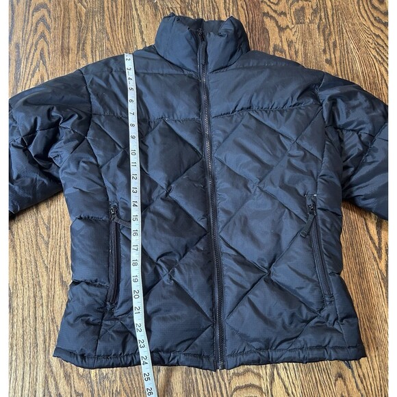 Steve & Barry's Double Down Jacket Puffer Style Black‎ With Pockets Size Small - Picture 5 of 7